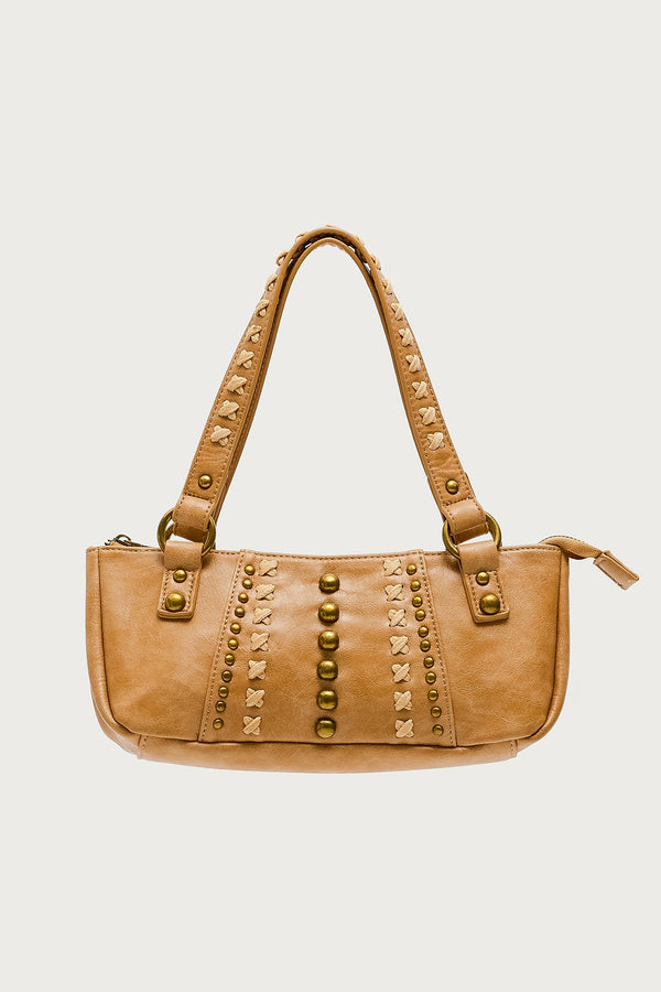 Stud & Stitch Faux Leather Bag