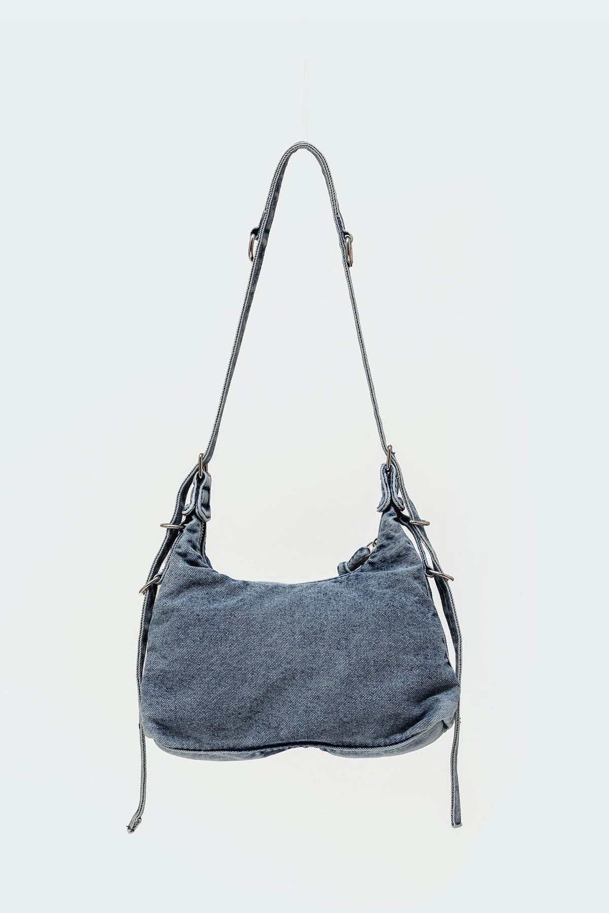 Denim Buckle Bag