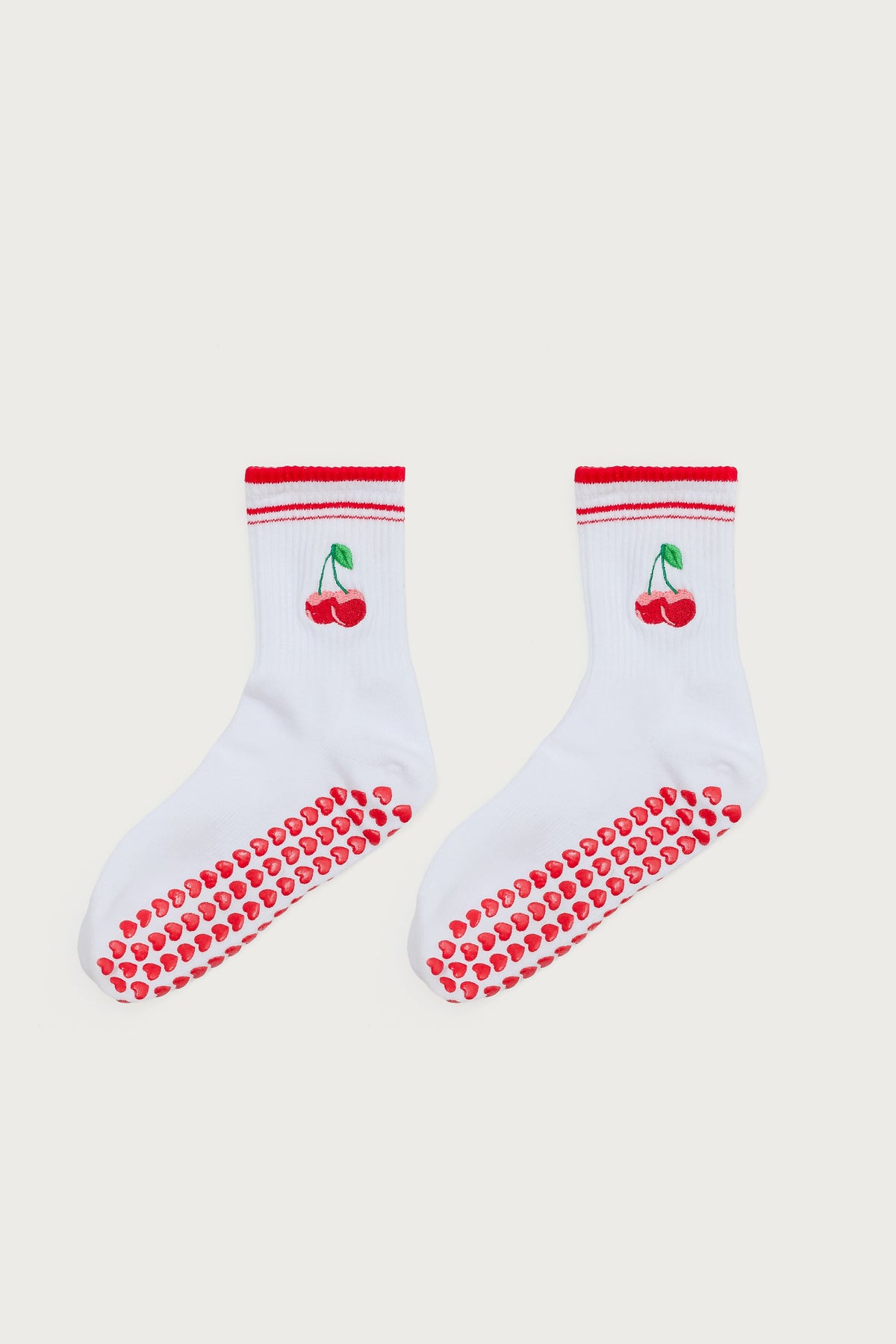 Pilates Cherry Socks