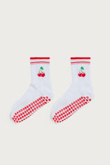 Pilates Cherry Socks