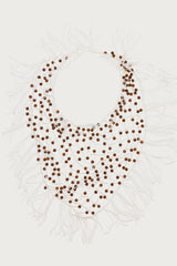 Bead Fringe Waist Scarf