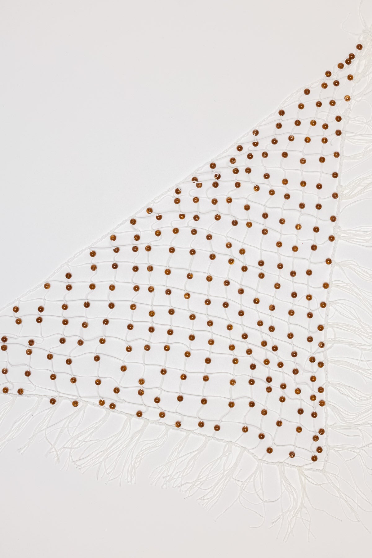 Bead Fringe Waist Scarf