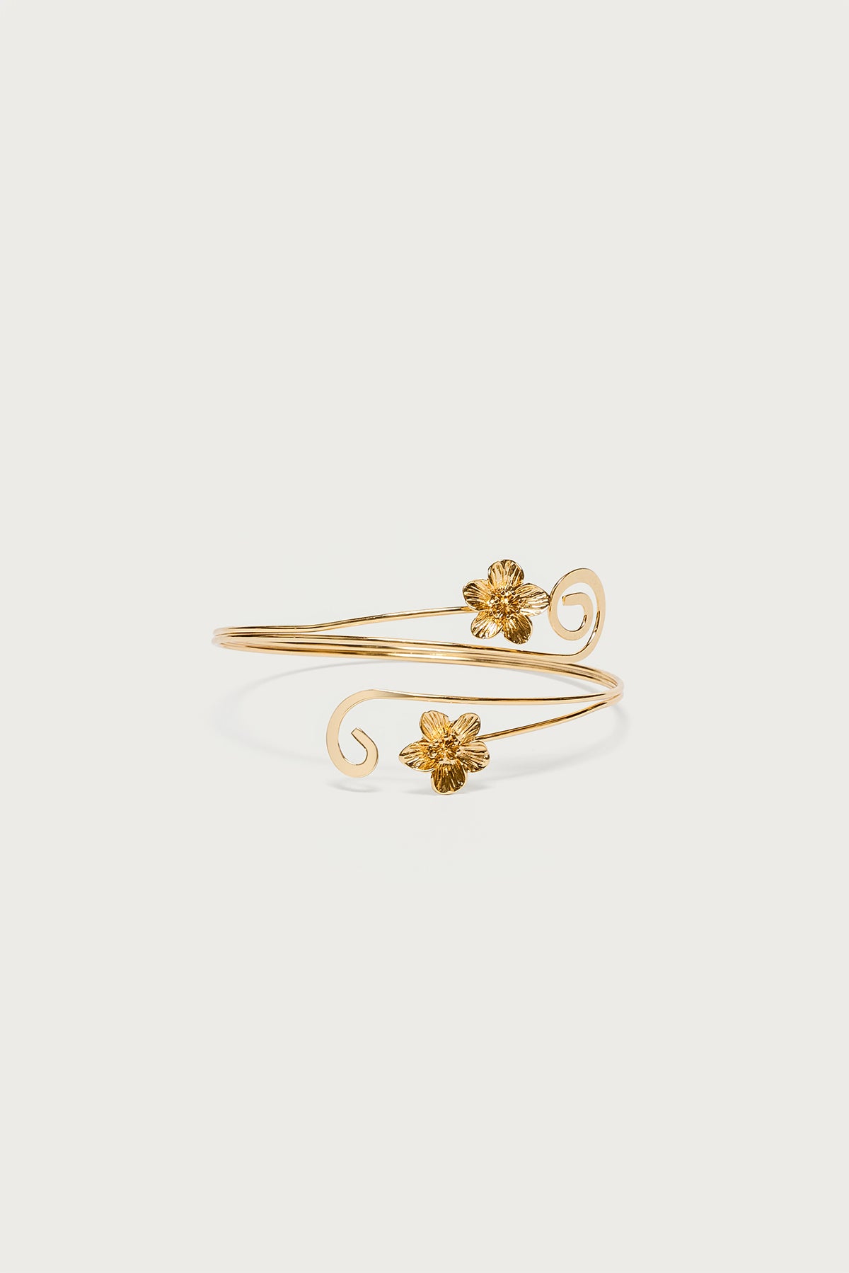 Flower Swirl Arm Cuff