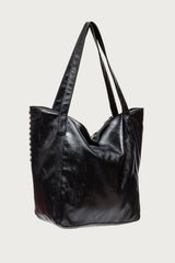 Faux Leather Studded Bag