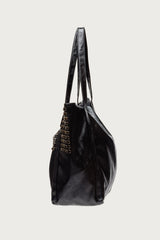 Faux Leather Studded Bag