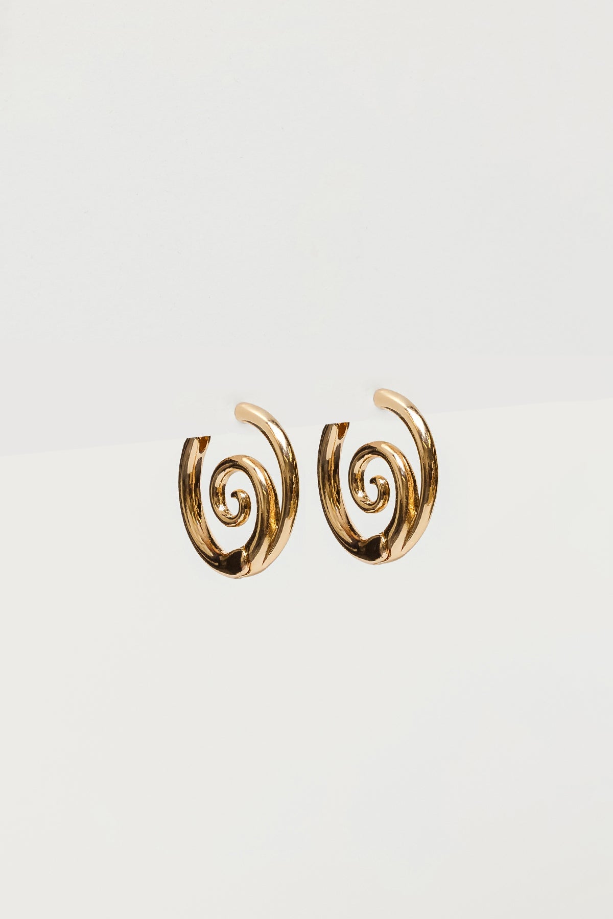 Spiral Hoop Earrings