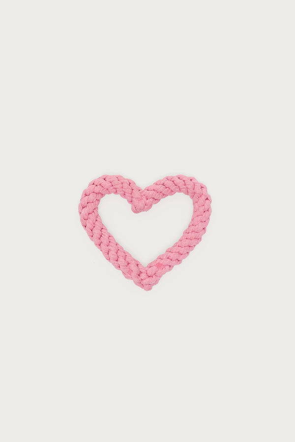 Fetching Heart Rope Toy