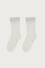 Pointelle Polka Dot Socks