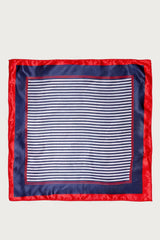 Satin Effect Striped Scarf