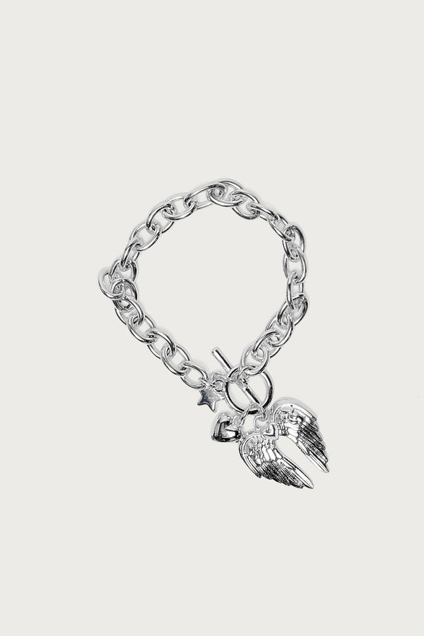 Angel Wing Charm Bracelet