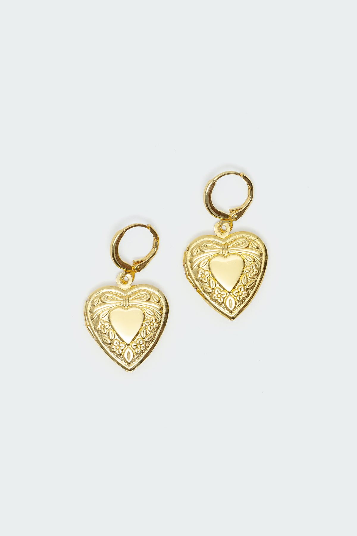 Heart Locket Earrings