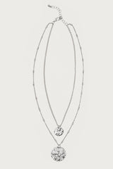 Textured Duo Layered Necklace