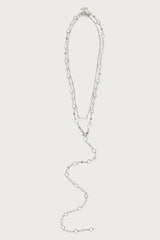 Faux Crystal Cascading Necklace Set