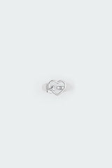 Bowed Heart Ring