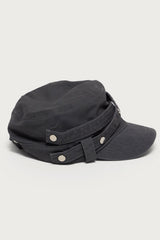 Buttoned Cadet Hat