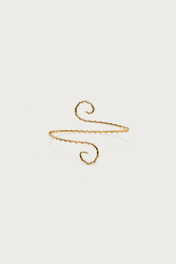 Spiral Twisted Arm Cuff