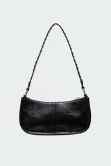 Studded Strap Faux Leather Bag