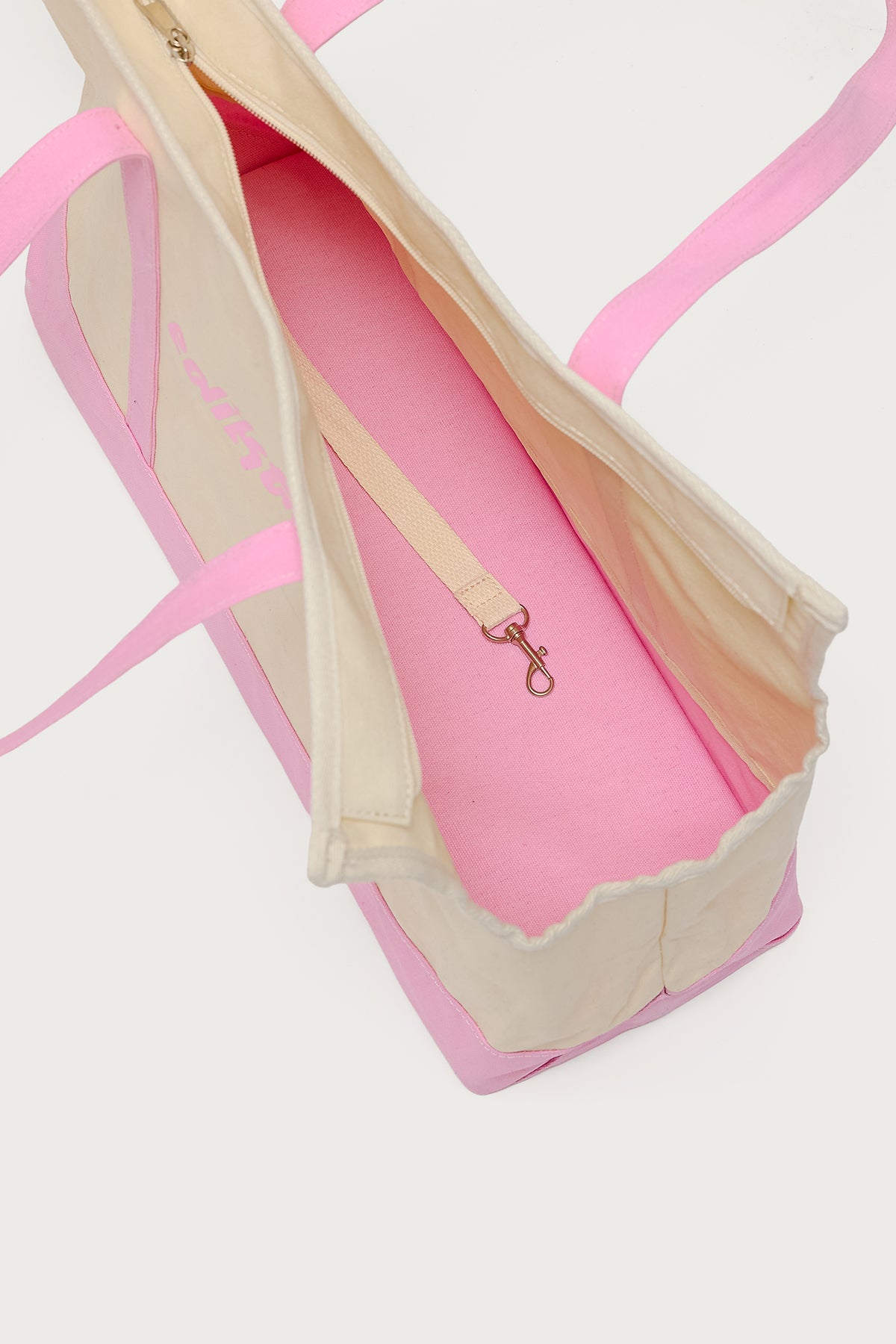 Contrast Pet Carrier Tote Bag