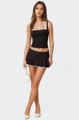 Lesly Pleated Mini Skort