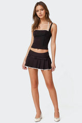 Lesly Pleated Mini Skort