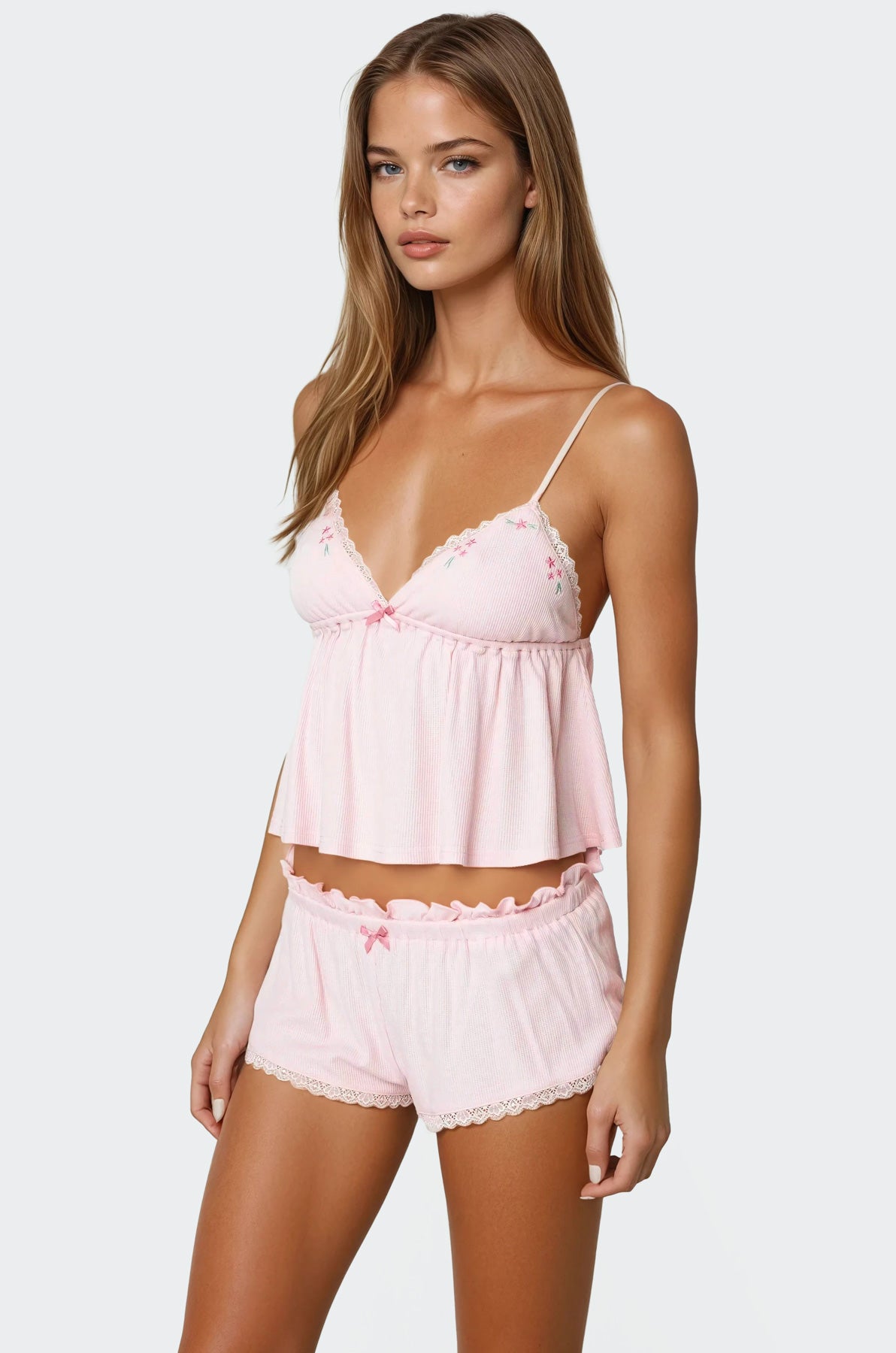 Dream Babydoll Waffle Tank Top