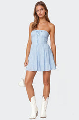 Liora Lacey Cotton Mini Dress