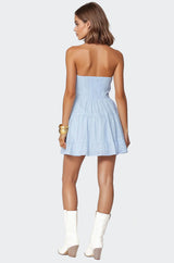 Liora Lacey Cotton Mini Dress