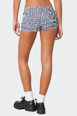 Gingham Scrunch Shorts