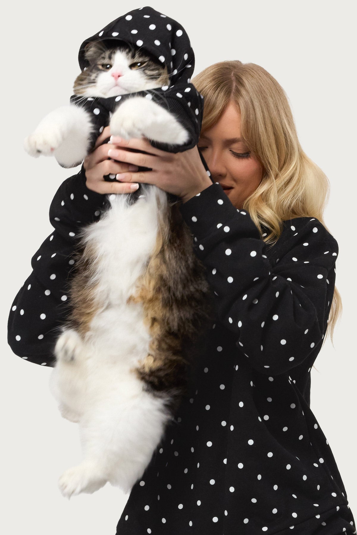 Chelsie Polka Dot Pet Hoodie