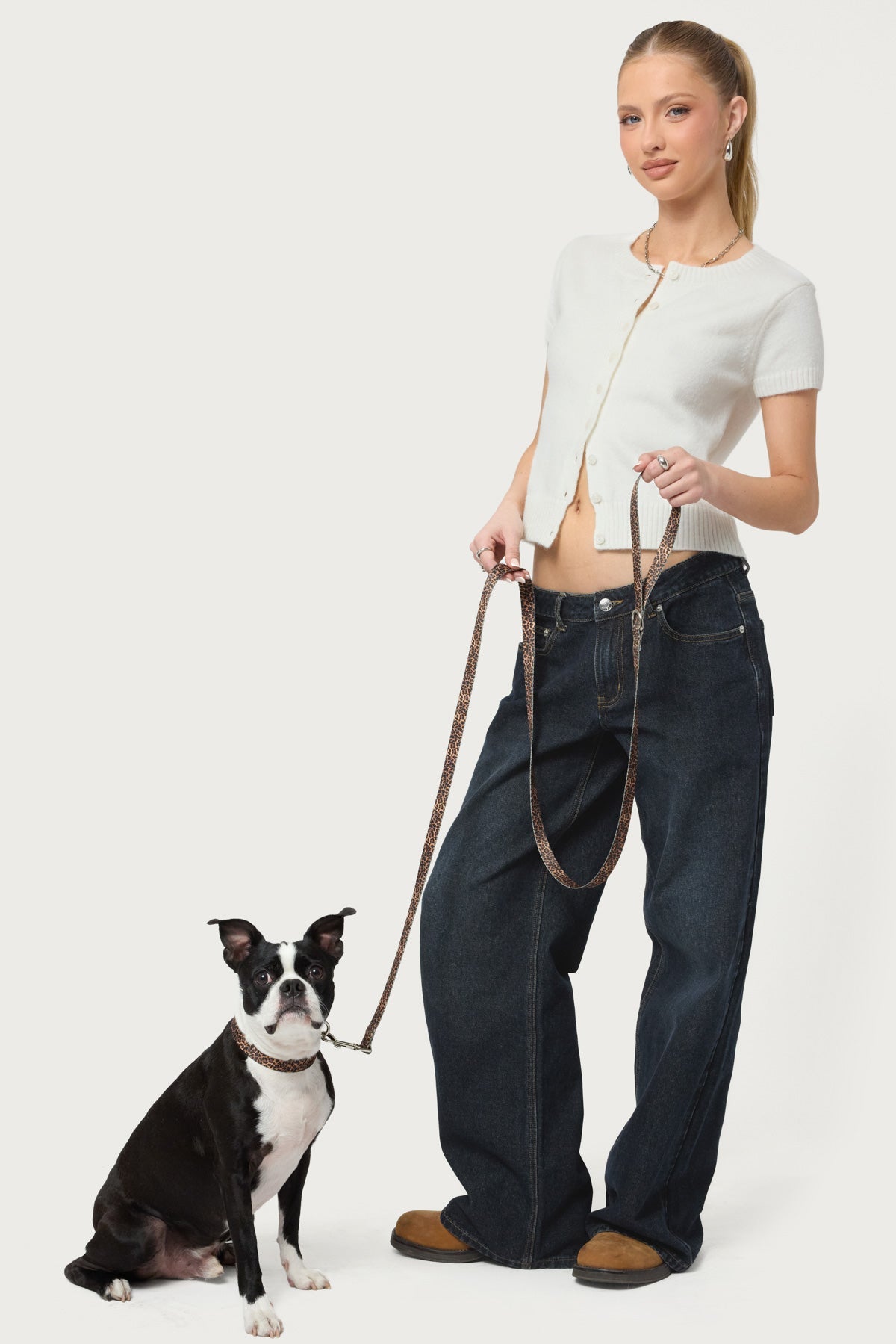 Leopard Print Pet Leash