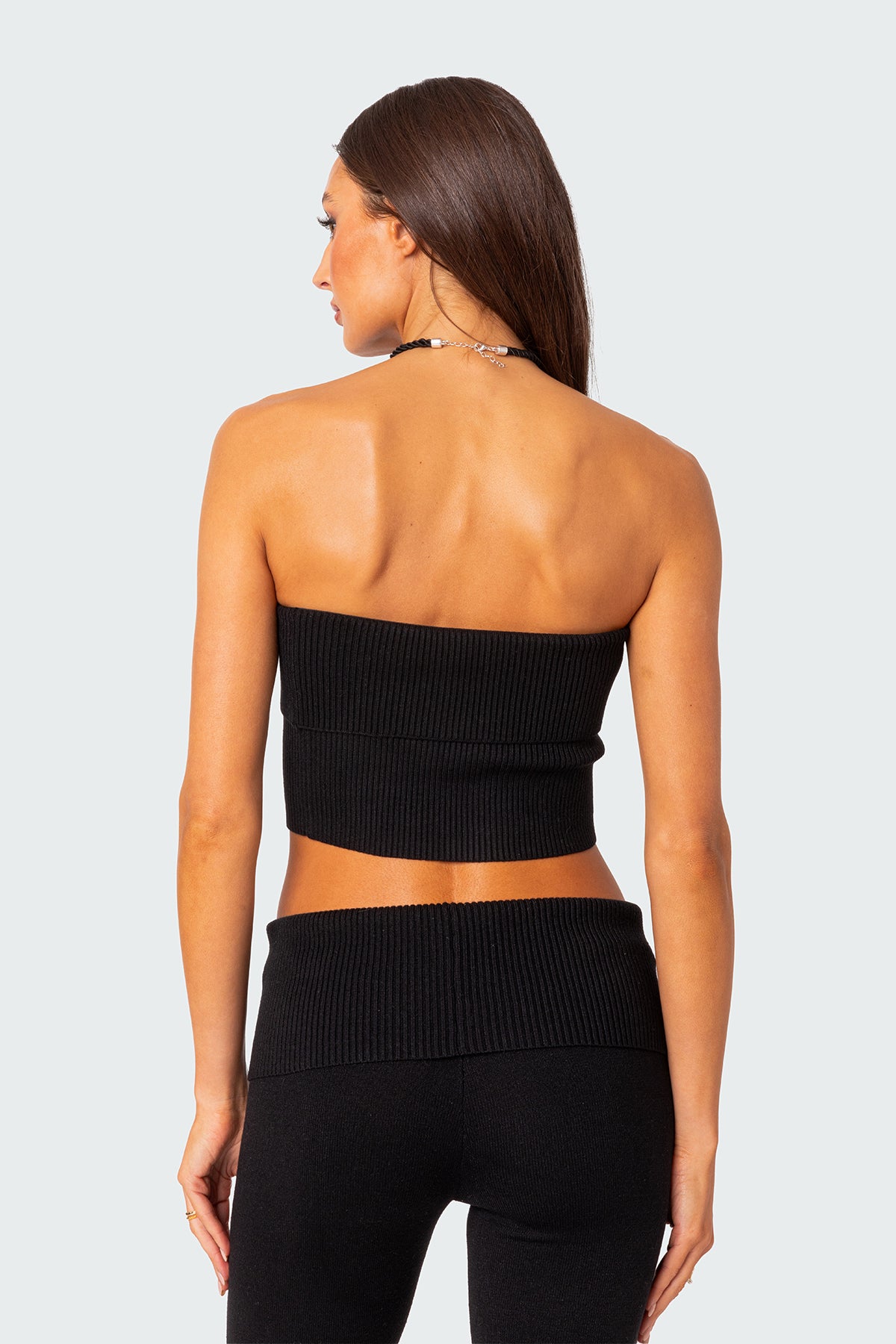 Desiree Fold Over Knit Tube Top