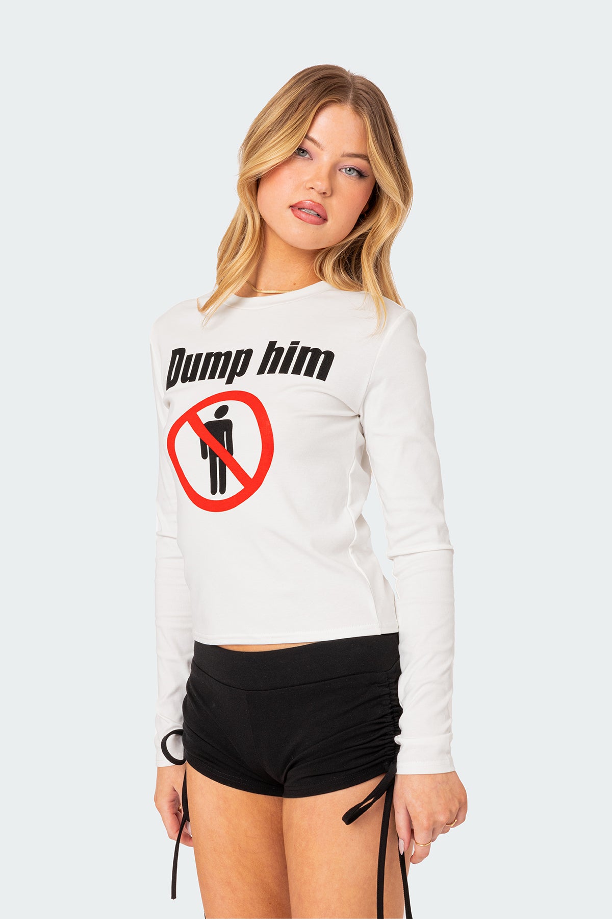 Dump Him Long Sleeve T Shirt