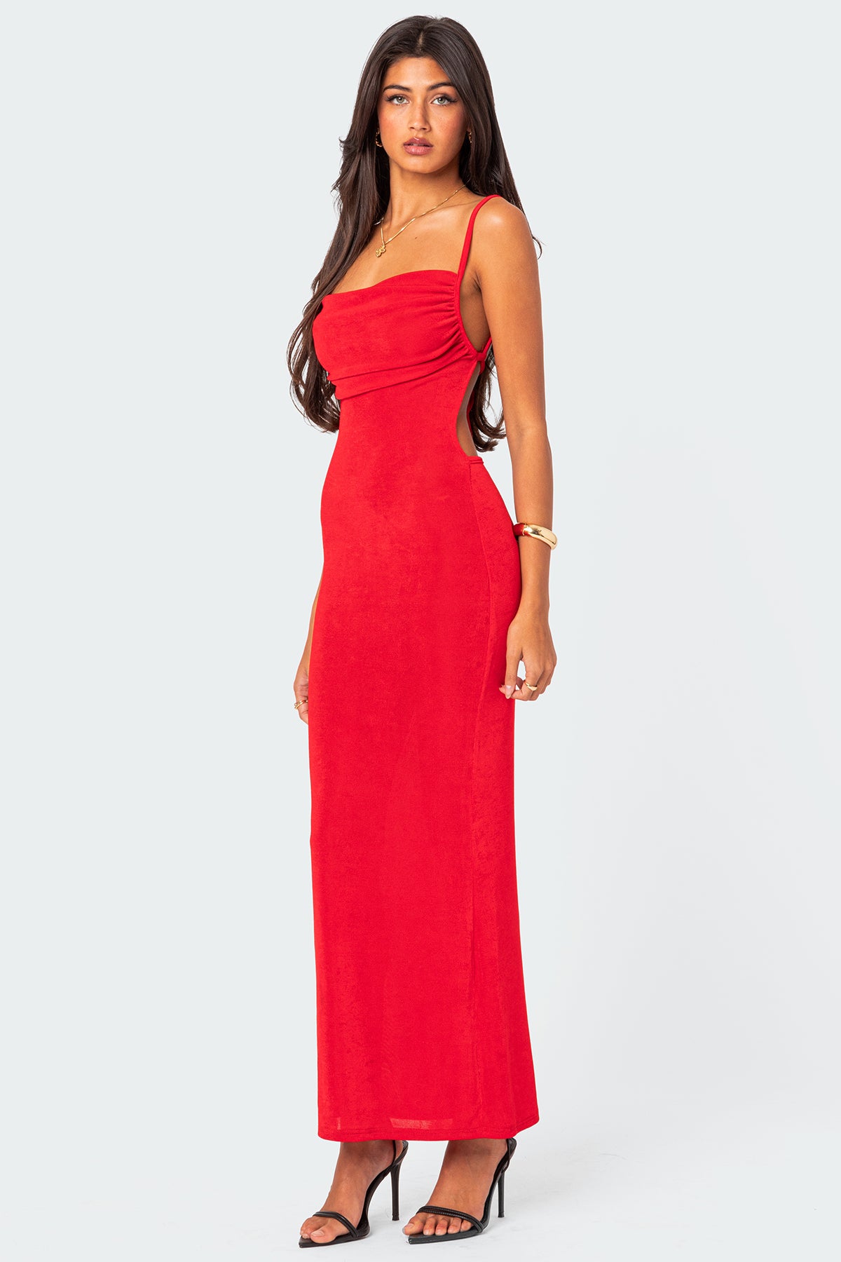 Clea Open Back Maxi Dress