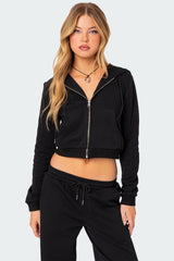 Annalise Zip Front Hoodie