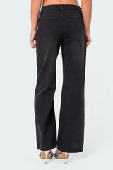 Debbie Distressed Low Rise Jeans