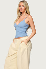 Hemsley Striped Ribbed Tank Top