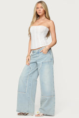 Reed Sheer Mesh Corset