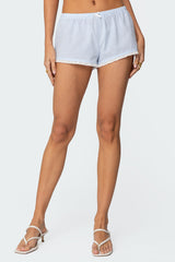 Danna Pinstripe Shorts