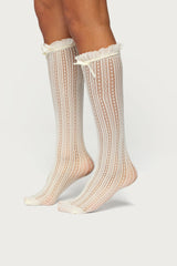 Sheer Lace Socks