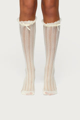 Sheer Lace Socks