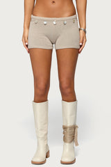 Nicca Iridescent Knit Shorts