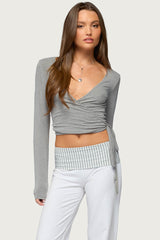Malenna Wrap Top