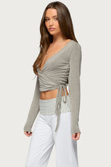 Malenna Wrap Top