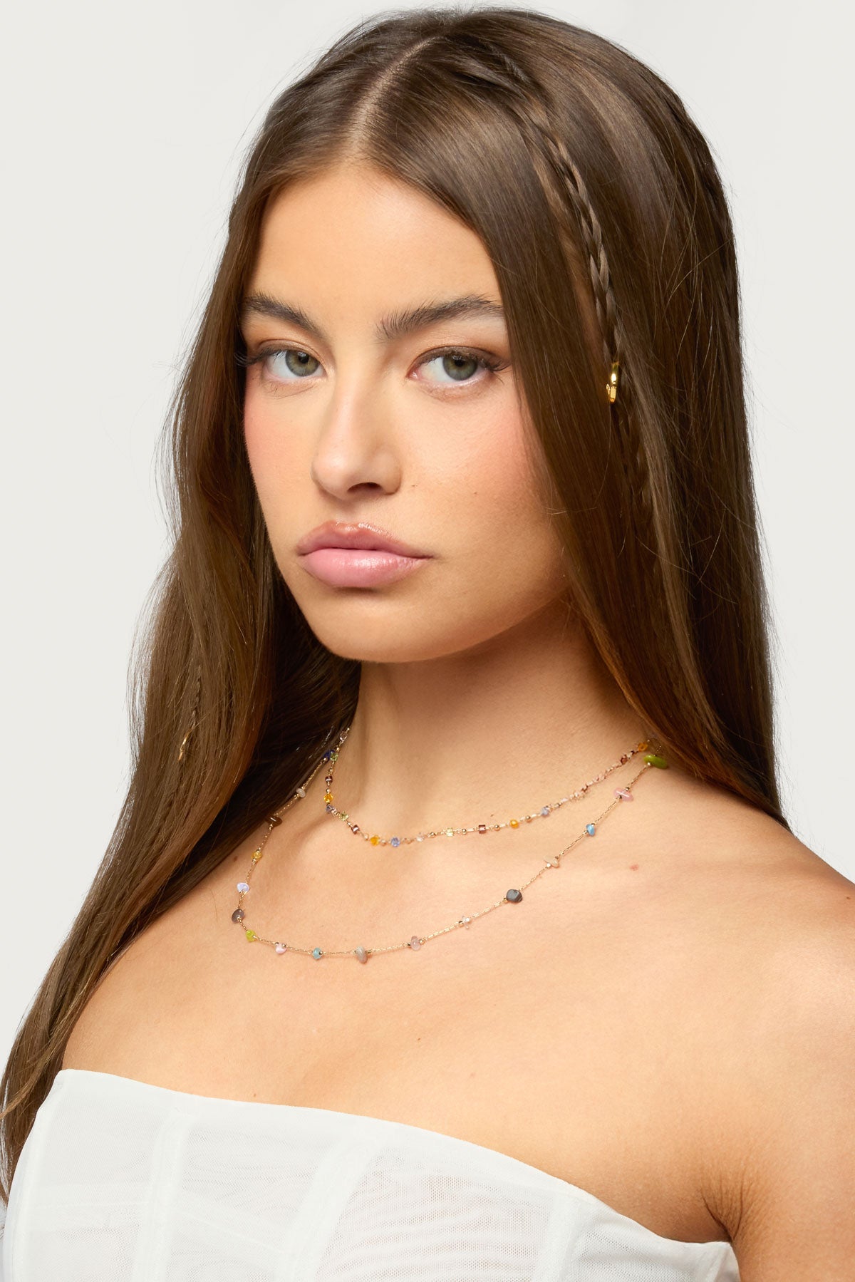 Layered Mixed Stone Necklace