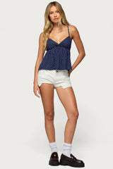 Devin Low Rise Micro Denim Shorts