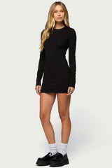 Annya Long Sleeve Mini Dress