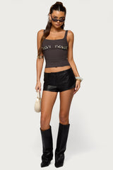 Libbie Iridescent Button Corset