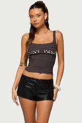 Libbie Iridescent Button Corset