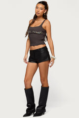 Libbie Iridescent Button Corset