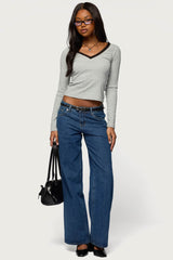 Morah Lacey Polka Dot Top